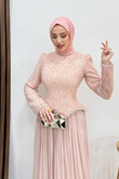 Stara Elit Abiye Soft Pembe