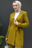 Taşlı Broşürlü Takım Yağ Yeşil