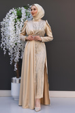 Yonca Pelerin Abiye Gold