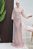 Zer Taşlı Yoryo Abiye Soft Pembe