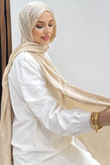 Zincir Model Şal Bej