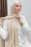 Zincir Model Şal Bej
