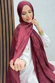 Zincir Model Şal Bordo