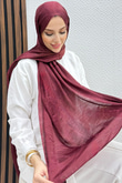 Zincir Model Şal Bordo