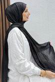 Zincir Model Şal Siyah