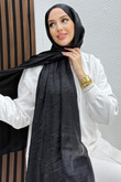 Zincir Model Şal Siyah