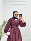 0156-Etek Takım-Bordo
