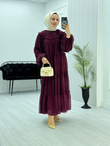 0157-Rüya Elbise-Mürdüm