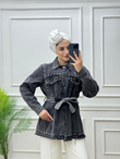 0180-Denim Ceket-Antrasit