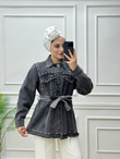0180-Denim Ceket-Antrasit
