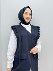 0190-Stil Yelek-Siyah