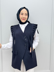 0190-Stil Yelek-Siyah