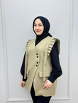 0190-Stil Yelek-Yeşil