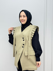 0190-Stil Yelek-Yeşil