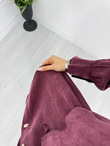 0355-Wiole Takım-Bordo