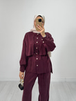 0355-Wiole Takım-Bordo