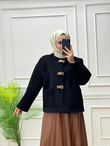 0420-Kaşe Ceket-Siyah