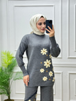 0491-Lilyum Triko Takım-Gri