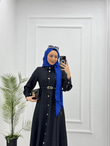 0513-Elegant Elbise-Siyah