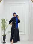 0513-Elegant Elbise-Siyah