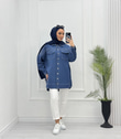 0617-Ladin Ceket-Mavi