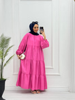 0871-Yazlık Elbise-Pembe