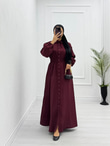 0926-Beymen Elbise-Bordo