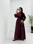 0926-Beymen Elbise-Bordo