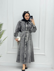 0927-Linda Denim Elbise-Açık Mavi