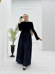 0931-Rima Elbise-Siyah
