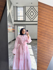 0932-Eftelya Elbise-Pembe