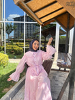 0932-Eftelya Elbise-Pembe