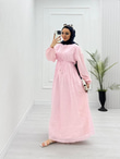 0944-Kumsal Elbise-Pembe