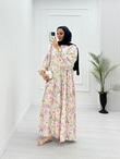 0955-Vual Elbise-Pembe