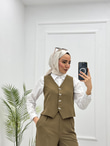 1003-Lina Takım-Açık Kahve