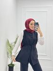 1032-Tencel Takım-Siyah