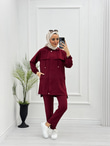 1034-Spor Takım-Bordo