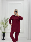 1034-Spor Takım-Bordo