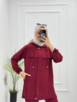 1034-Spor Takım-Bordo