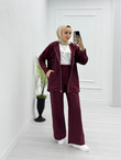 1065-Eşofman Takım-Bordo