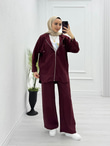 1065-Eşofman Takım-Bordo