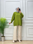 1080-Oversize Kazak-Yağ Yeşili