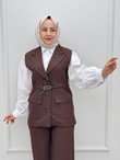 1087-Rabia İkili Takım-Acı Kahverengi