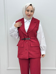 1087-Rabia İkili Takım-Bordo