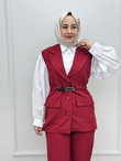 1087-Rabia İkili Takım-Bordo
