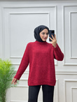 1090-Simli Kazak-Bordo