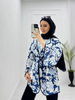 1247-Gucci Kimono-Lacivert