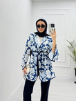 1247-Gucci Kimono-Lacivert