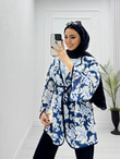 1247-Gucci Kimono-Lacivert