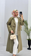 1290-Trençkot-Yeşil